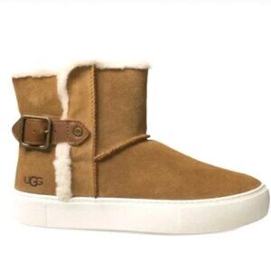 UGG women's 7 Aika Low Ankle Boot sneakers shoes chestnut suede